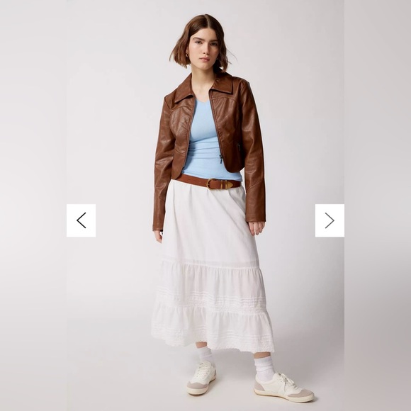 Urban Outfitters BDG Shannen V-Neck Top Light Blue - Picture 4 of 9